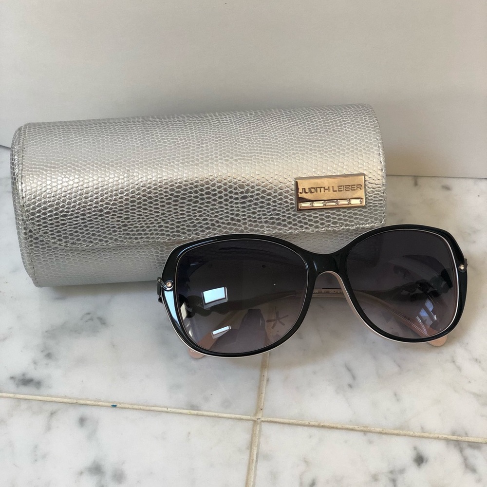 Judith Leiber Embellished Sunglasses